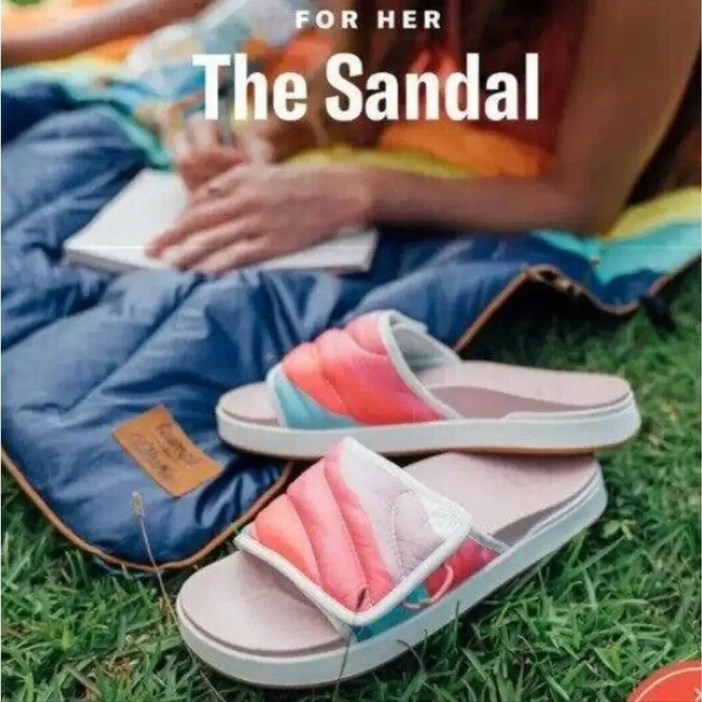 OluKai- Nu‘a MINO Slides  ($120 Retail) Size Us Women‎ 11 NEW